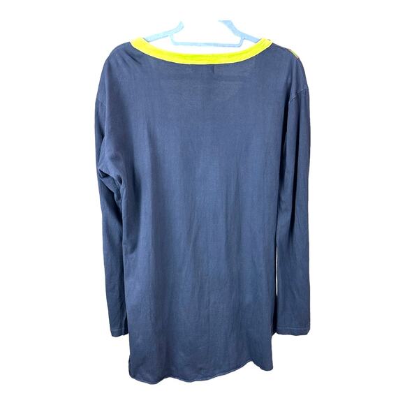 Dragonfly black green art to wear tunic cotton long sleeve casual size XL - Picture 2 of 3